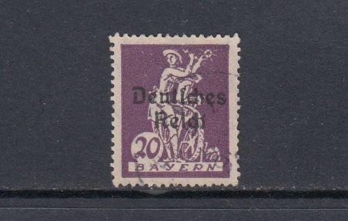 Deutsches Reich Plattenfehler Mi-Nr. 122 X gestempelt - geprüft Infla Berlin