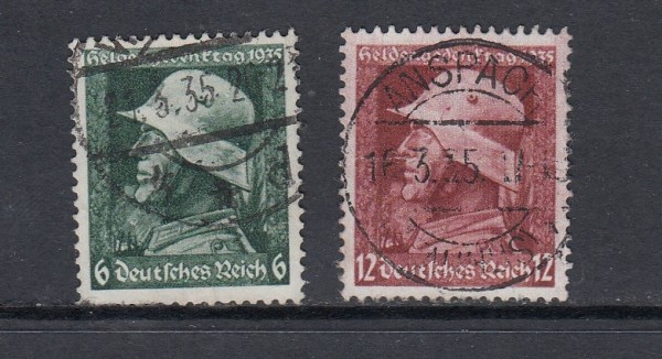 Deutsches Reich Mi-Nr. 569-570x gestempelt