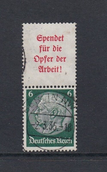 Deutsches Reich Zusammendruck - Mi-Nr. S 123 gestempelt Berlin