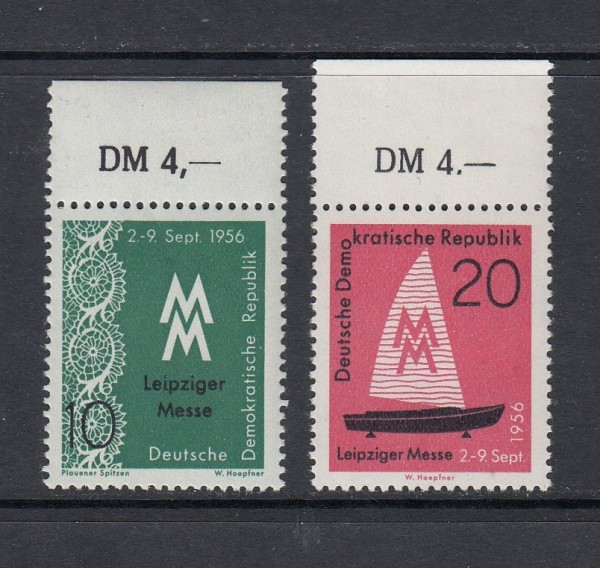 DDR Mi-Nr. 536-537 ** postfrisch - Oberrand